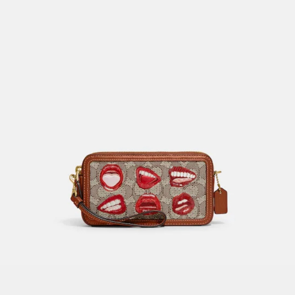 Coach X Tom Wesselmann Kira Crossbody In Signature Textile Jacquard
